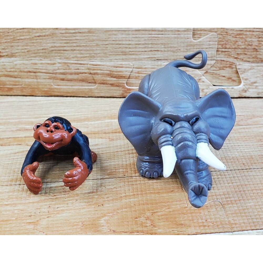 Fisher Price Animals Monkey Gorilla and Elephant 95 F-P Inc FP 1995